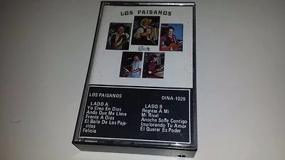 LOS PAISANOS - SELF TITLED - DINA 1029 - TEJANO CASSETTE - Image 1 of 4