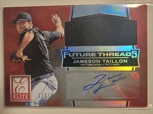 Jameson Taillon2015 Panini Elite Future Threads Prospect Patch Auto /299 - Picture 1 of 1