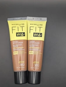 2-Maybelline Fit Me Tinted Moisturizer Natural Coverage Face Makeup 360 - Picture 1 of 2