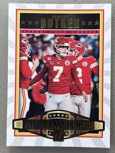 2020 Panini Donruss Football The Champ Is Here Insert #CH-HB Harrison Butker - Picture 1 of 2