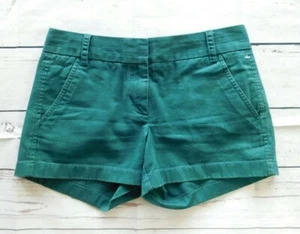 J.Crew türkisgrün lässig khaki Chino Shorts-Größe 0 - Bild 1 von 3