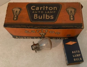 Caja de 10 bombillas de lámpara automática Carlton 2330 6-8 voltios vintage NOS - Imagen 1 de 6