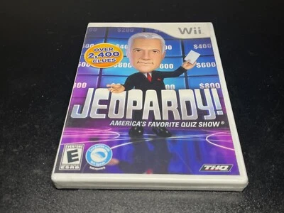 Jeopardy Wii TV Show Trivia Quiz Alex Trebek 🔥Fast Shipping🔥Sealed - Image 1 of 3