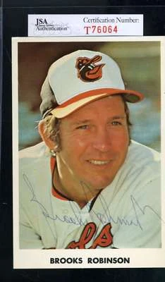 Brooks Robinson Jsa Coa Autograph Orioles Photo Hand Signed Authentic - Image 1 of 2