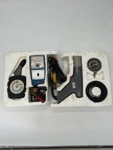 RAF Complete Test & Tune Kit Compression Tester Dwell Tach Timing Light Vintage - Bild 1 von 13
