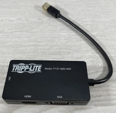 Tripp Lite P137-06N-HDV Mini Displayport to VGA/DVI/HDMI Adapter - Image 1 of 4