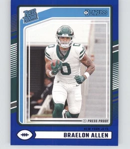 2024 Donruss #306 Braelon Allen Press Proof Blue - Picture 1 of 2
