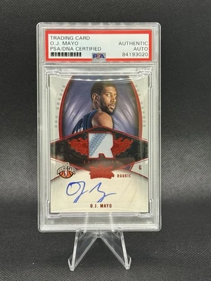 2008-09 Fleer Hot Prospects - Rookie O.J. Mayo #139 Red /25 (AU, MEM, RC) - Image 1 of 2