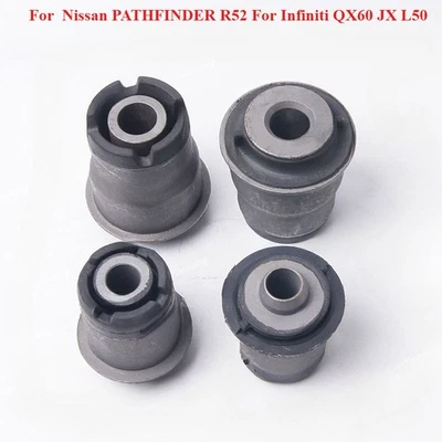 4Pcs Front Axle Subframe Bush For Nissan PATHFINDER R52 Infiniti QX60 JX L50- - Image 1 of 4