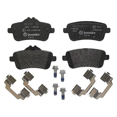 For Mercedes-Benz GLE63 AMG S 16-19 Premium Low-Met Equivalent Rear Brake Pads Foto 1 de 4