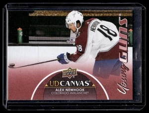 2021-22 Upper Deck Series 1 UD Canvas Young Guns Alex Newhook Rookie #C112 - Foto 1 di 2