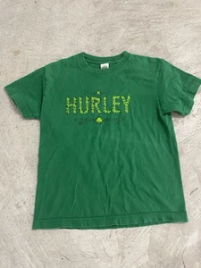 Kids Hurley St Patrick’s Day T-shirt Kids (Unisex) (Used) Green Sz S - Picture 1 of 7