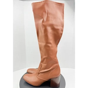 Botas de cuero marrón FRANCO SARTO Talfer para mujer talla 9,5 M de alto tacón alto - Imagen 1 de 13