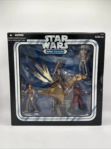 STAR WARS NABOO FINAL COMBAT 2004 HASBRO SEALED UNGEÖFFNET 5 FIGUREN SET - Bild 1 von 3