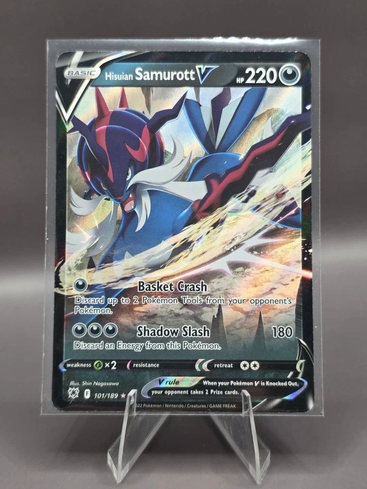 Hisuian Samurott V 101/189 Swsh10: Astral Radiance Holo - Image 1 of 3