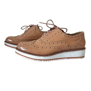 Madden Girl Budapester Oxford adrette Academia Lackleder Schnürschuhe Damengröße 7,5 - Bild 1 von 9