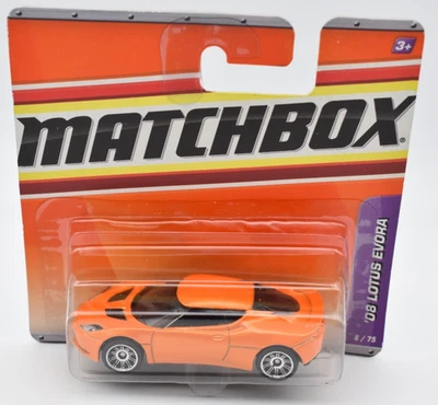 Matchbox Superfast 2008 Lotus Evora arancione. 08/2010. Breve mappa Thailandia - Immagine 1 di 2