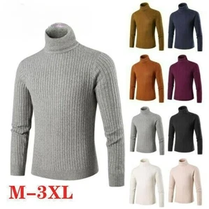 Herren Rollkragenpullover Rolli Kragenpulli Pullover Pulli In Premium Größe hot - Bild 1 von 16