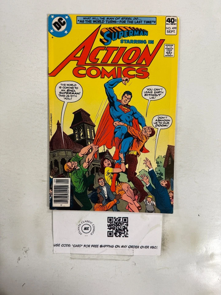 Cómics de acción # 499 en estado bastante bueno-casi nuevo DC Superman 26 ET2 Foto 1 de 1
