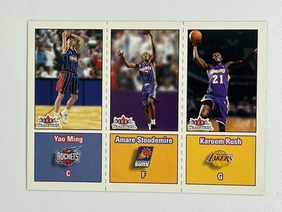 2002-03 Fleer Tradition #295 Yao Ming Amare Stoudamire Kareem Rush RC NM-MINT - Image 1 of 2