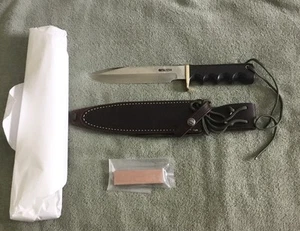 Randall Made Knife Model 16-7 “ Diver Knife Black Micarta New - Picture 1 of 8
