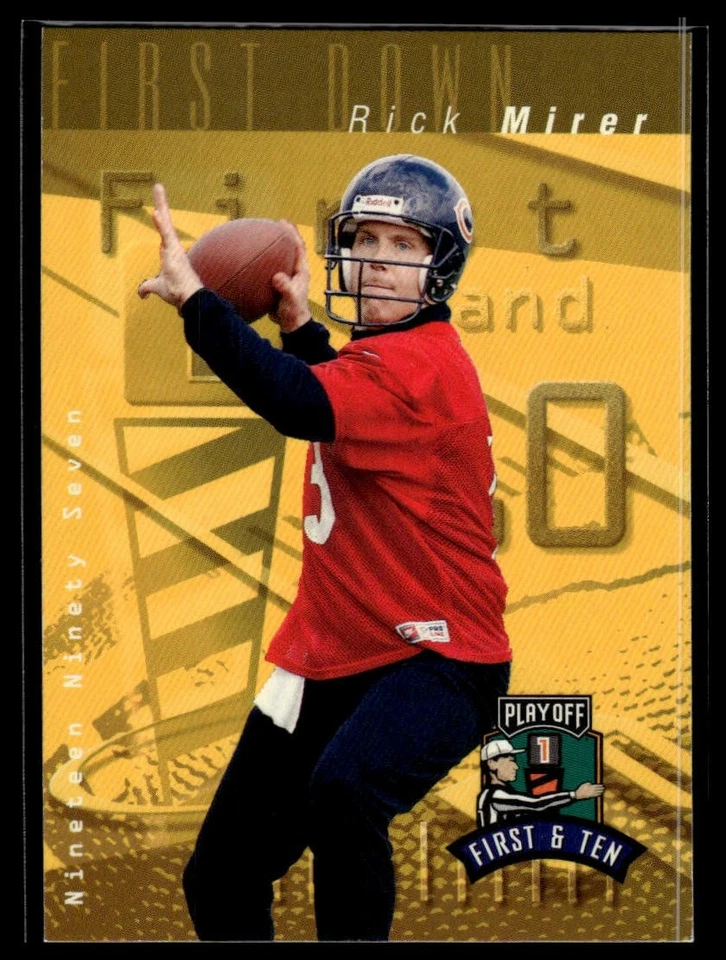 1997 Playoff First & Ten #114 Rick Mirer - Image 1 of 2
