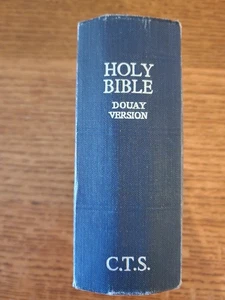 Vintage The Holy Bible Douay Version Translated Latin Vulgata 1960 London C.T.S. - Bild 1 von 11