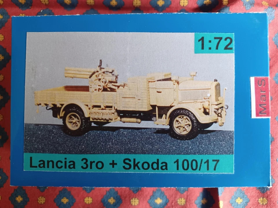 MARS 7272 autocannone da 100/17 su Lancia 3RO - resin model kit 1:72 - Immagine 1 di 1