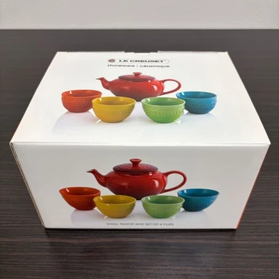 Juego de té Le Creuset Rainbow 5 tazas tetera resistente al calor y al frío microondas jp Foto 1 de 4