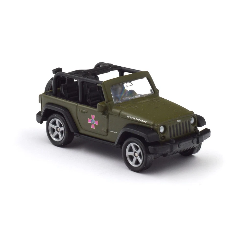 Jeep Wrangler Rubicon Diecast Model. Armed Forces of Ukraine. War in Ukraine - Image 1 of 4