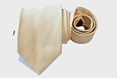 TRUSSARDI MEN'S TIE IVORY/STRIPED WIDTH: 3.75" LENGTH: 57" - Image 1 of 3