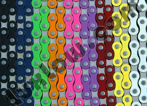 CADENA de bicicleta de una sola velocidad de 2 tonos OldSchool BMX bicicleta Schwinn Cruiser Fixie de colección - Imagen 1 de 26