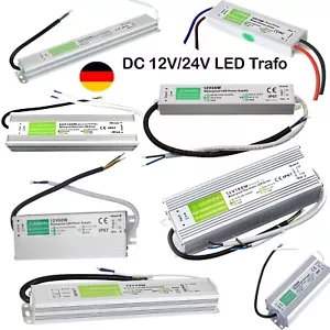 Fuente de alimentación 12V LED transformador IP67 tensión constante impermeable tira de luces LED - Imagen 1 de 79