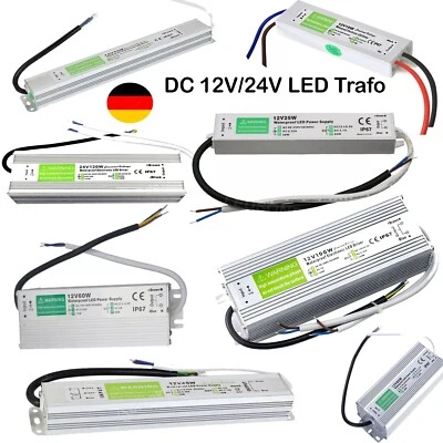 Netzteil 12V LED Trafo IP67 Konstantspannung wasserdicht LED Streifen Lichter - Bild 1 von 4