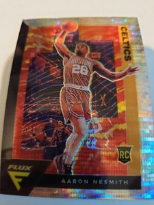 2020-21 Panini Flux Silver Pulsar Prizm Card SP #214 Aaron Nesmith
