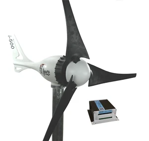 SET 12V/i-500Plus WINDGENERATOR + HYBRID LADEREGLER, BLACK EDITION, iSTA-BREEZE® - Bild 1 von 8