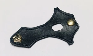 Gafas de sol Versace VE 2150Q negras de repuesto puente frontal barra de cuero genuino - Imagen 1 de 7