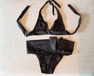 Calzedonia Triangelbikini Glanzstoff und dekoratives Lochmuster (unterfüttert) - Bild 1 von 1