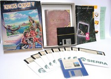 King's Quest V Sierra Game Used Good Condition America Version for PC fr1 61850