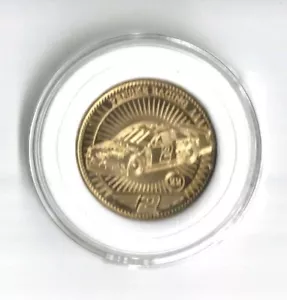 1998 Pinnacle Mint GOLD ARTIST PROOF COIN ("1 of 100") #22 Rusty Wallace's Car - Picture 1 of 2
