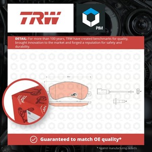 Brake Pads Set fits VW AMAROK 2.0D Front 10 to 22 TRW 2H0698151 2H0698151A New