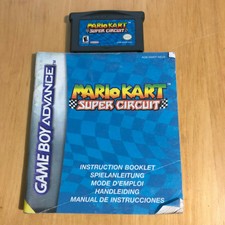 Nintendo Gameboy Game + Manual - Mario Kart Super Circuit