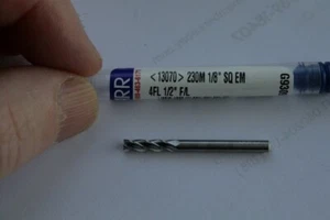 Garr Milling Cutter - 1/8" DIA. EM SQ 4 FLUTE End Mill - 13070 - Picture 1 of 5