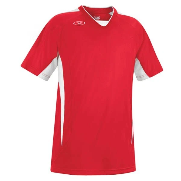 Футболка Xara взрослая унисекс 1098 Hawthorne размер средний красно-белая новая - Изображение 1 из 1