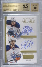 2013-14 Dominion /99 Nail Yakupov Justin Schultz BGS 9.5 GEM MINT Rookie Auto RC