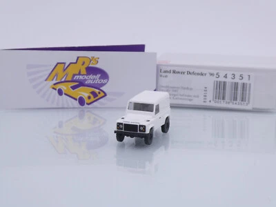 Busch 54351 # Land Rover Defender '90 in " weiß " 1:87 NEUHEIT - Bild 1 von 4