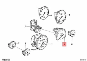 NEW OEM BMW 62131374877 Revolution counter FOR E30 - Picture 1 of 1