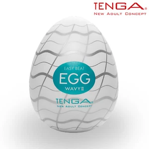 TENGA EGG WAVY II - TPE Silikon Stroker für Penis Hand-Job - männlicher Stimulator - Bild 1 von 4