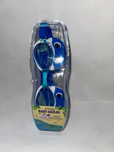 Baby Shark Swim Goggles Adjustable New Boys blue new in box - Picture 1 of 3