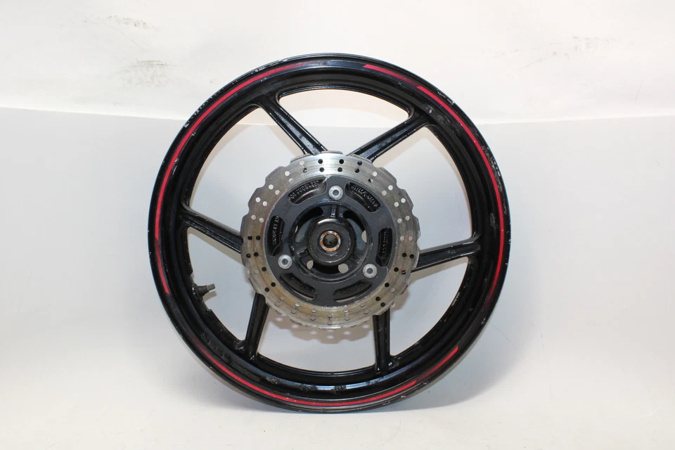 2010 Kawasaki Ninja 250r Ex250j Rear Back Wheel Rim with Rotor - Image 1 of 4